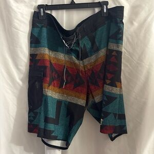 Vans Multicolor Geometric Men's Hybrid Shorts